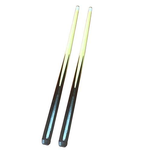 YRU 2 Piccole Stecche da Biliardo Fatte A Mano - Ideali per Spazi Ristretti E Giovani(Color:50CM)