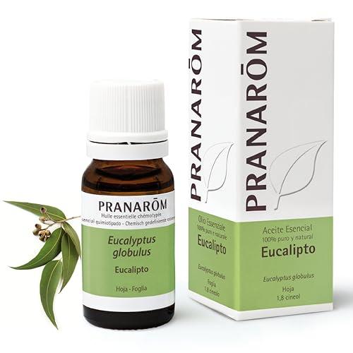 Pranarôm - Olio Essenziale Bio di Eucalipto Globulus - Purifica l’Aria, Allevia Congestione, Stimola Energia e Favorisce Relax - 10 ml