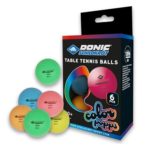 Schildkröt Qualità Poly 40+, Pachetto di 6 Palline Diversi Colori Qualità Poly 40+, 649015
