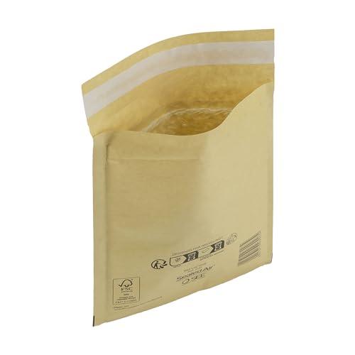 IMBALLAGGI 2000 - Buste Postali Imbottite Mail Lite Gold - 10 Pezzi 15x21 cm -Buste Imbottite per Spedizione - Buste con Pluriball Ideali per Spedire e Proteggere Oggetti