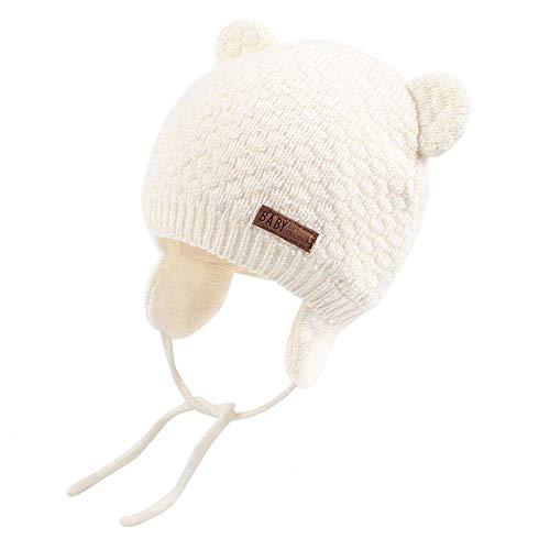 DRESHOW Cappello Bambino Berretti Neonato Ragazzi Ragazze Morbido Carino Orso Infantile Orecchio Berreto Caldo Cappello per Bambini per Autunno Inverno