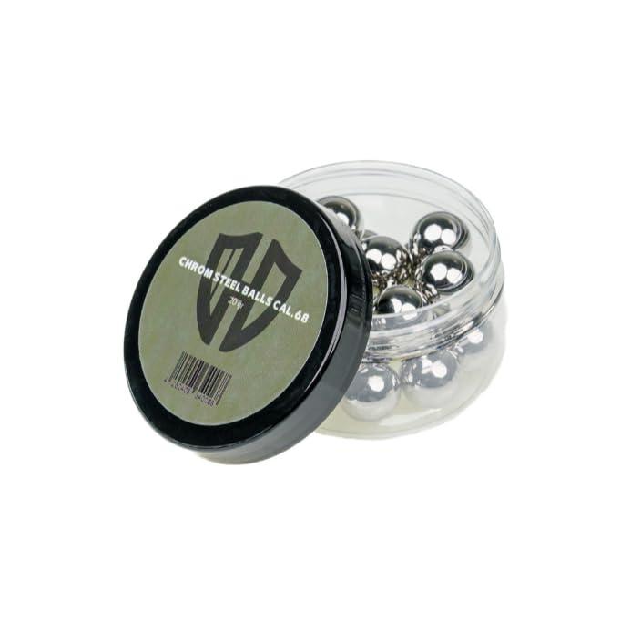 20 palline in acciaio cromato Cal.68 Glass Breaker Balls HDS68 HDX68