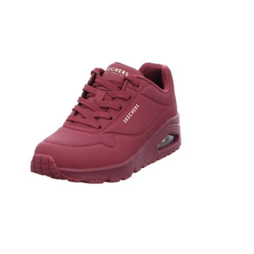 Skechers Uno Stand On Air, Scarpe da ginnastica Donna, Plum Durabuck Mesh, 38.5 EU