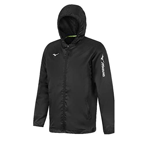 Mizuno SENDAI WINDBREAKER - Giacca a vento nera, taglia M, Nero, M