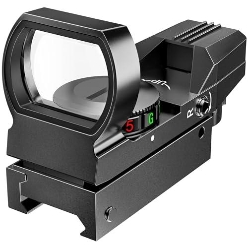 Feyachi RS-28 Red Dot Softair 4 reticoli 5 Impostazioni di Luminosità Green & Red Mirino Softair per 20mm/22mm Picatinny Rail