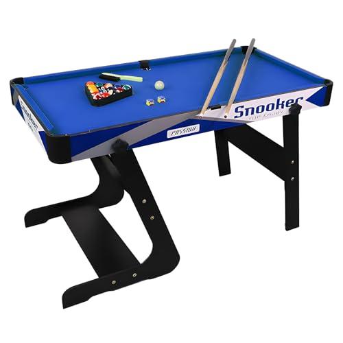 Mini tavolo da biliardo, gioco da tavolo da biliardo include rastrelliera triangolare, palle, stecche, gesso, spazzola