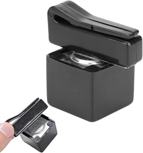 Hominas Porta Gesso da Biliardo Magnetico Portatile Stecca da Biliardo Gessetto con Gancio per Prevenire Caos Caotico