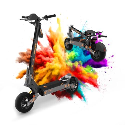 Kukirin G4 Monopattino Elettrico Adulto, 60V 20Ah Max Batteria al Litio Autonomia di 85-100 km, 11 Pollice Pneumatici Antideflagranti, Doppio Ammortizzatore, Scooter Elettrico Pieghevole 2400