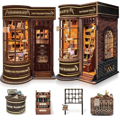 Kit Book Nook DIY per Adulti: LUMYCE Casa in Miniatura con Luci LED da Montare, Modellismo 3D Creativo per Decorare Librerie - Regalo Originale per Appassionati di Fai da Te