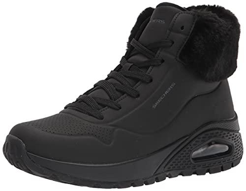 Skechers Uno Rugged Fall Air, Stivali Donna, Black, 40 EU