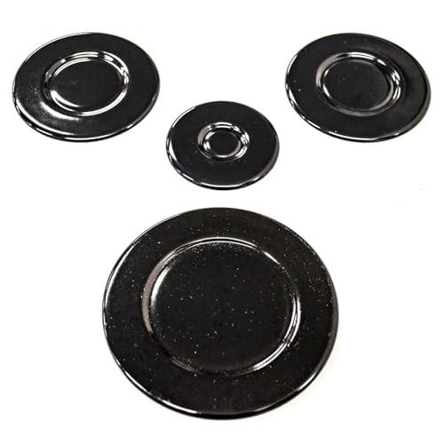 JPshop - Kit 4 piattelli adattabili a piano cottura cucina compatibile con Ariston - Hot Point - Nardi - Franke