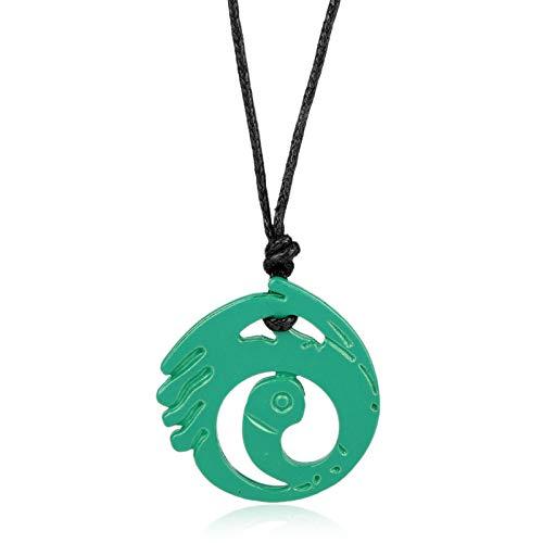 Strike3D Jade Tomb collana pendente con ciondolo cosplay Lara