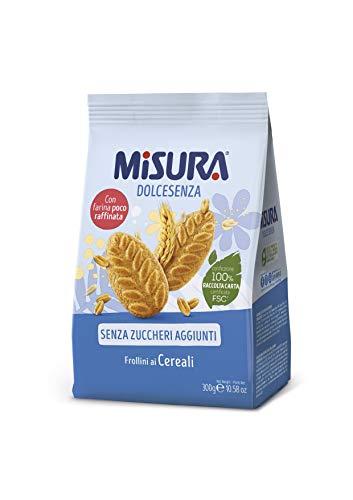 Misura Dolcesenza Biscotti ai Cereali | Senza Zuccheri Aggiunti | Confezione da 300 grammi