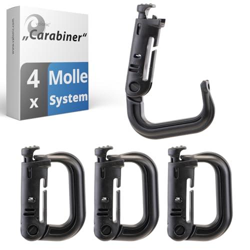 valonic 4 Pezzi D-ring Molle Tattico Cinghia Con Fibbia Di Chiusura Moschettone