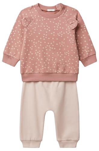 United Colors of Benetton Comp(Maglia+Pant) 3QGXAK01B Pantaloni, Rosa, 116 Bimbo 0-24