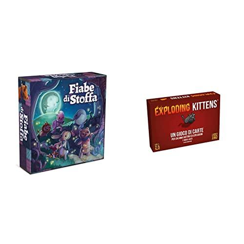Asmodee - Fiabe di Stoffa - Gioco da Tavolo Collaborativo di Avventura, 2-4 Giocatori, 8+ Anni, Edizione in Italiano & - Exploding Kittens - Gioco di Carte, Party Game, 2-5 Giocatori, 7+ Anni