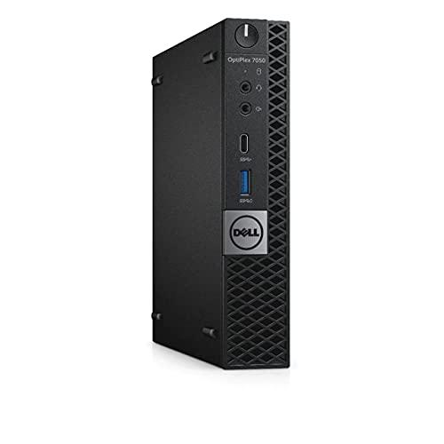 Dell Optiplex 7050 Tiny Mini PC i5-6th, RAM 16 GB, M.2 SSD 128 GB, Display Port, HDMI, Wi-Fi USB + Windows 11 Pro (Ricondizionato)