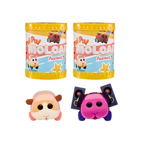 MGA Entertainment Pui Pui Molcar Confezione da 2 - Fuzmols vellutati da 6cm con confezione cieca riutilizzabile - Per collezionisti, bambine e bambini dai 3 anni in su