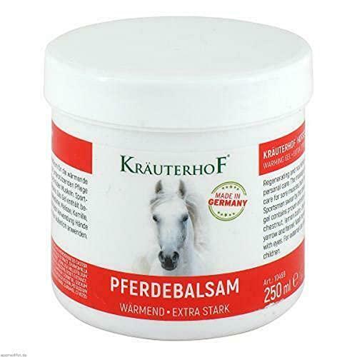 Krauterhof, Balsamo di cavallo in gel, effetto riscaldante, 250 ml