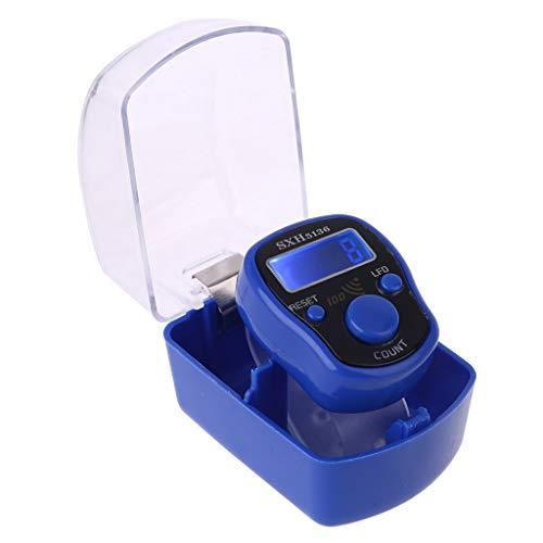 SUCHUANGUANG Contatore elettronico Digitale da Polso Portatile con Luce a LED e contatore da Polso Strumento Dito sonoro BL