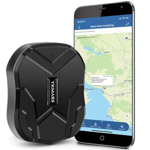 Localizzatore GPS per Auto TKMARS TK905 GPS Tracker per Auto Senza Abbonamento Localizzatore con APP Gratuita 5000mAh Magnetico Antifurto Auto Posizione in Tempo Reale Tracker Antifurto Moto
