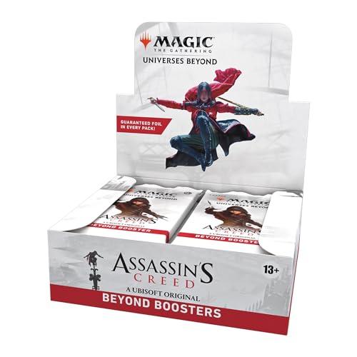 Magic: The Gathering - confezione di Buste dei Mondi di Assassin’s Creed | 24 Buste dei Mondi (7 carte in ogni busta) | Gioco di carte collezionabili per giocatori dai 13 anni in su (English Version)