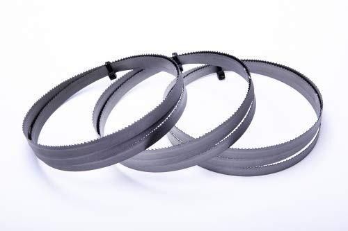 Set di 3 lame per seghe a nastro, 1335 x 13 x 0,65 mm, 8-12 tpi, bimetallo M42, per acciaio, per FEMI, Schmid MBS, Flex, Alfra, Flott, Metallkraft