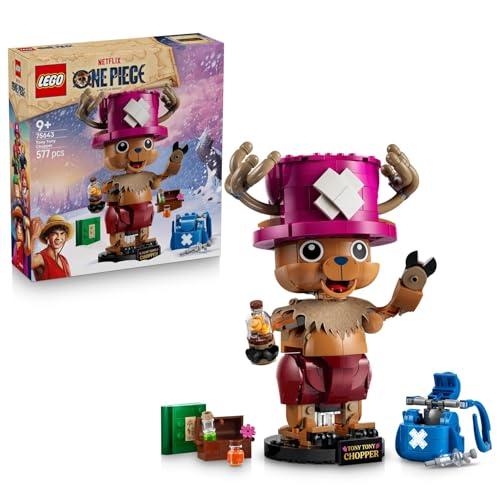 LEGO ONE PIECE TonyTony Chopper - Action Figure Giocattolo da Collezione con Accessori come Rumble Ball - Decorazione da Scrivania o Camera da Letto - Regalo per Bambini e Bambine da 9 Anni - 75643