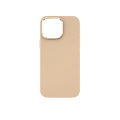 SOFT TOUCH cover in silicone per iPhone 16 Pro Max, MagSafe compatible - Beige Gold