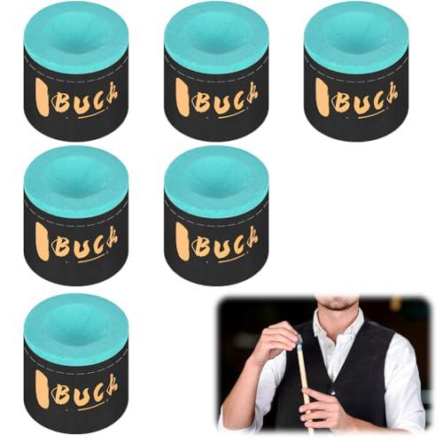 flintronic 6 Pezzi Gessetti da Biliardo, Gessetti da Biliardo e Snooker Professionale, Gessetto Biliardo Antiscivolo, Accessori per Tavolo da Biliardo per Appassionati e Professionisti(Verde)