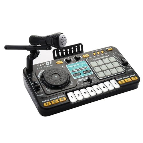 Il mixer DJ per bambini e il lettore di dischi possono essere collegati al microfono Bluetooth