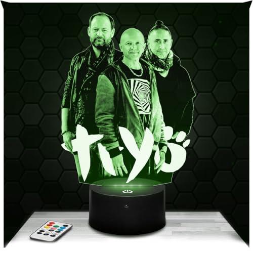 Lampada da notte T. Who decorazione Cantanti Gruppo rock Britannico Idea regalo uomo donna oggetto luce notturna adulto decorazione stanza. Idea regalo natale uomo donna originale