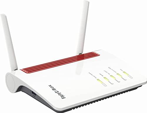 AVM FRITZ!Box 6850 5G Edition International, Modem Router 5G con Wi-Fi Dual Band fino a 1.266 Mbit/s, Mesh, 4x Gigabit Lan, 1x USB 3.0, VoIP, Base Dect, SIM Slot, Interfaccia in Italiano