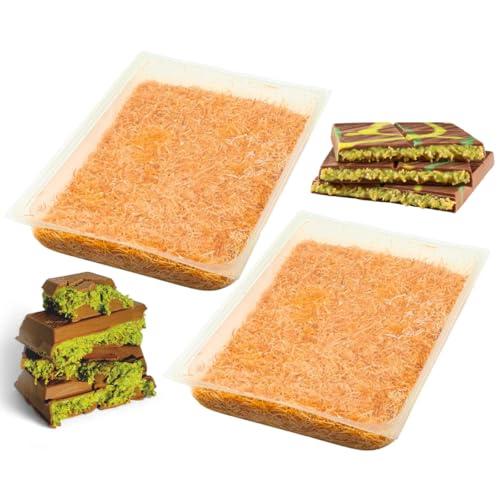Kadayif, capelli d'angelo, 2 x 200 g, tostati, per cioccolato Dubai