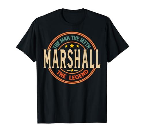MARSHALL L'Uomo Il Mito La Leggenda Vintage Personalizzato Maglietta