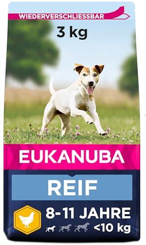 EUKANUBA Alimento Secco Per Cani Maturi Di Piccola Taglia, Ricco Di Pollo Fresco, 3 kg, Confezione da 1