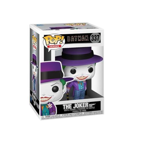Funko Pop! Heroes: DC Batman 1989 - The Joker With Hat - 1/6 Odds For Rare Chase Variant - DC Comics- Figura in Vinile da Collezione - Idea Regalo - Merchandising Ufficiale - Comic Books Fans