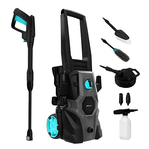 Cecotec Idropulitrice ad alta pressione HydroBoost 1600 Car&Garden. 1600 W, casa, giardino o auto, portata max 468 l/h, 135 bar di pressione max, pompa in alluminio, raggio d'azione 14m multicolore