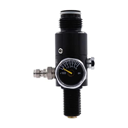 TUXING 4500psi Palla colorata aria serbatoio regolatore e indicatore di valvola, durevole in alluminio colorato palla regolatore, per uso industriale (ingresso 4500psi, uscita 2200psi), 5/8-18UNF