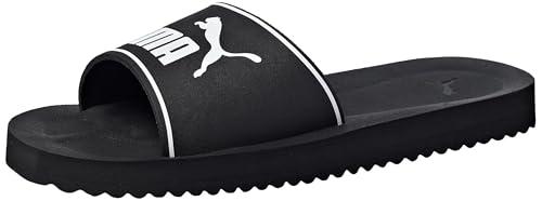PUMA Unisex Purecat 2.0 Sandalo Scivolante, Puma Nero Puma Bianco, 41/42 EU