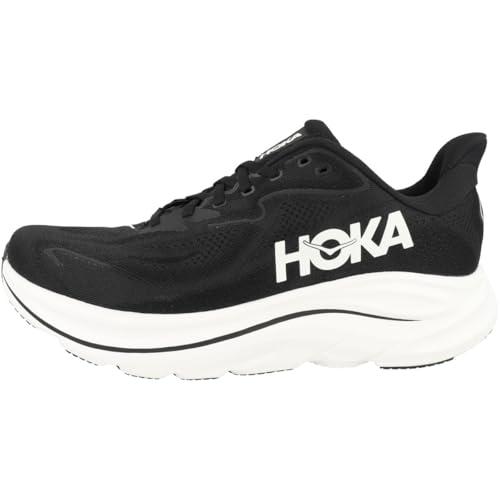 Hoka One One 1162030-BWHT Clifton 10 Black/White Men's Scarpe Taglia US 11