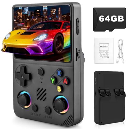 Forlarme RG36PRO Retro Video Game Console-Support 30000+ Classic Games,3.5
