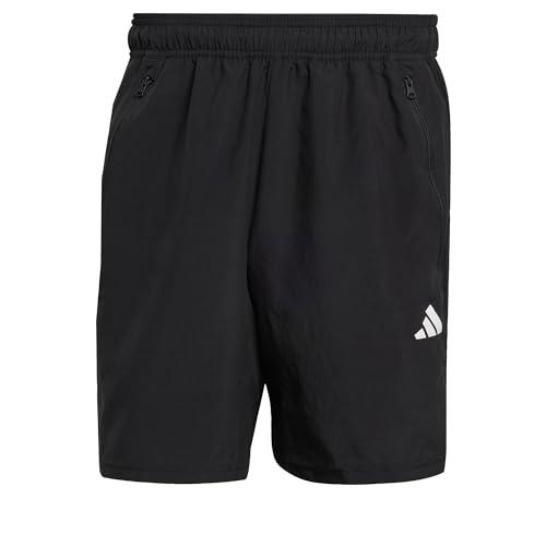 adidas Uomo Train Essentials Woven Training Shorts, Black/White, M 9 inch