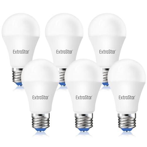 EXTRASTAR Lampadina LED E27, 3000K, luce bianca calda - Pacco da 6