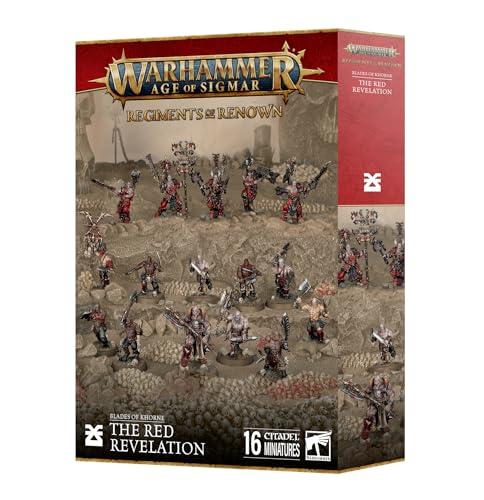 Games Workshop - Warhammer - Age of Sigmar - Reggimento di fama - Lame di Khorne: La Rivelazione Rossa