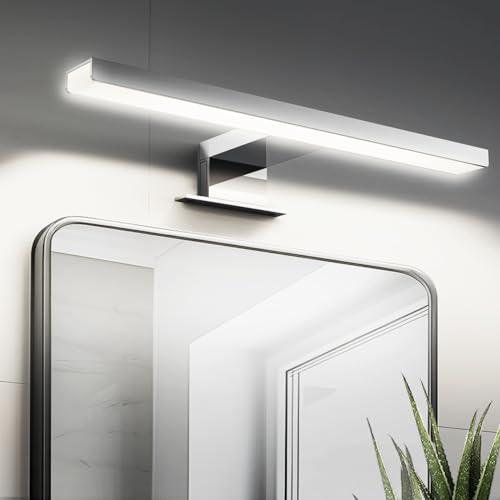 Hommie LED Applique Bagno, Luce Specchio Bagno 30CM con Interruttore, 5W/4000K, Lampada Specchio Bagno Bianco Neutro per Lampada da Armadio, Luce per Trucco, Impermeabile IP44