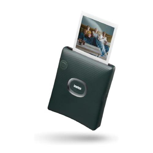 Fujifilm instax SQUARE Link Midnight Green - Stampante per Smartphone a Sviluppo Istantaneo, Stampe Personalizzate e Creative, Connettività Bluetooth, Dimensioni Pellicola 86 x 72 mm