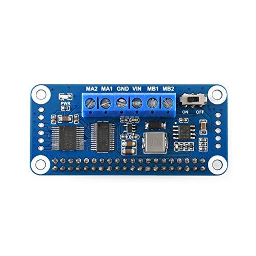 Motor Driver HAT for Raspberry Pi Onboard PCA9685 TB6612FNG Drive Two DC Motors I2C Interface 5V 3A Can be Stackable up to 32 This Modules