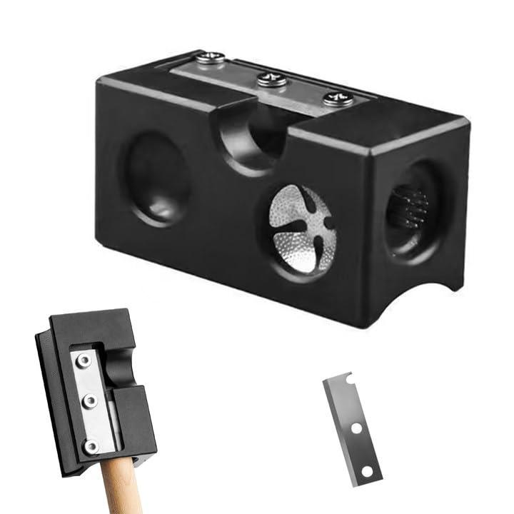 heavenlife 8 in 1 Punta da Biliardo Strumento Multifunzionale, Strumento Riparazione Stecca da Biliardo, Strumento Punta Biliardo, Biliardo Cue Trimmer/Burnisher/Shaper/Tapper