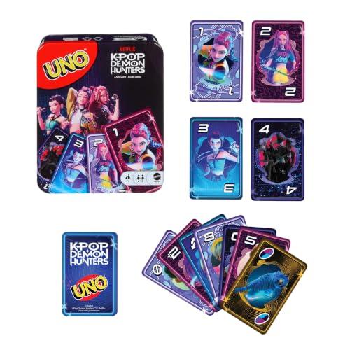 Mattel Games UNO Netflix KPop Demon Hunters, Gioco di Carte